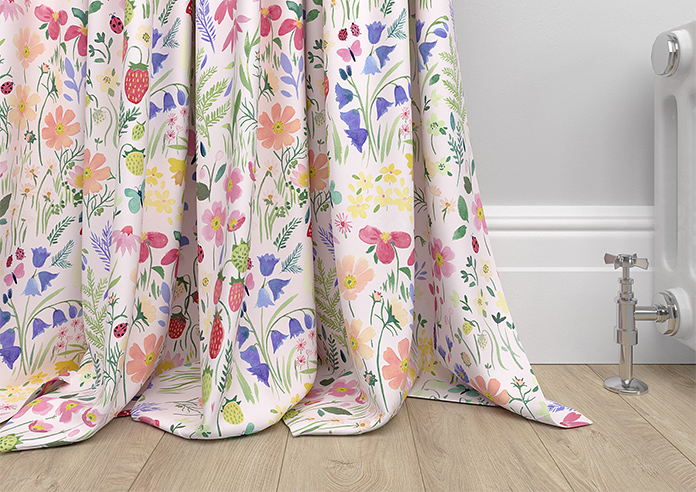 Wee Blue Bell Secret Garden, Rose - Made to Measure Curtains - Image 6